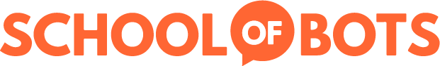 School of Bots logo in orange
